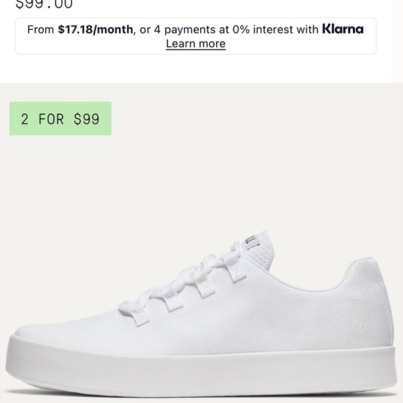 Women's Pink Canvas Trainer Low - Picture 6 of 7